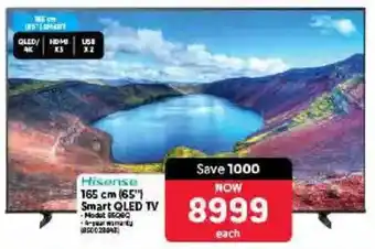 Makro Hisense 165 cm 65" Smart QLED TV offer