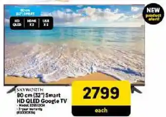 Makro SKYWORTH 80 cm 32" Smart HD QLED Google TV offer