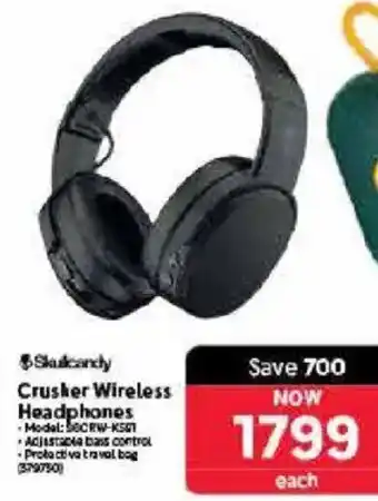 Makro Skullcandy Crusher Wireless Headphones offer