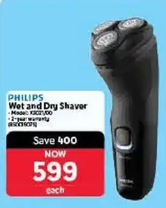 Makro PHILIPS Wet and Dry Shaver offer