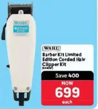 Makro WAHL Barber Kit Limited Edition Corded Hair Clipper Kit offer