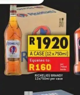 Shoprite Liquor Richelieu international brandy offer
