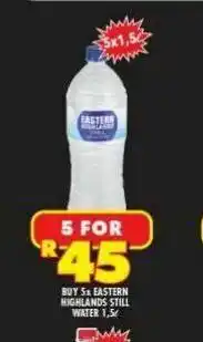 Shoprite Liquor Highlands still water 5 offer