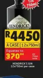 Hendricks gin