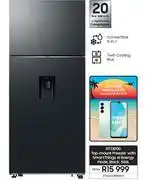 Samsung Samsung 540L Top Mount Freezer With Smart Things AI Energy Mode Black RT53DG7B10B1FA offer