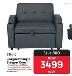 Makro Cozynest Single Sleeper Couch offer