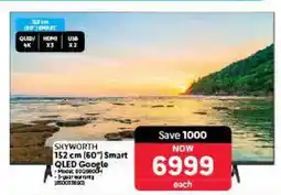 Makro SKYWORTH 152 cm (60) Smart QLED Google offer