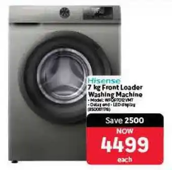 Makro Hisense 7 kg Front Loader Washing Machine offer