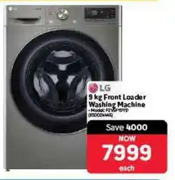 Makro LG 9 kg Front Loader Washing Machine offer