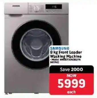 Makro Samsung 8 kg Front Loader Washing Machine offer
