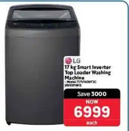 Makro LG 17 kg Smart Inverter Top Loader Washing Machine offer