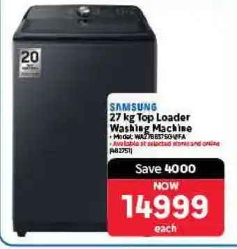 Makro Samsung 27 kg Top Loader Washing Machine offer