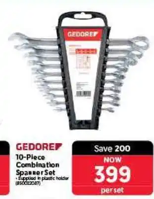 Makro GEDORE 10-Piece Combination Spanner Set offer