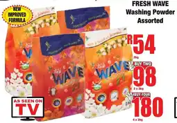 Boxer Superstores FRESH WAVE Washing Powder Assorted offer