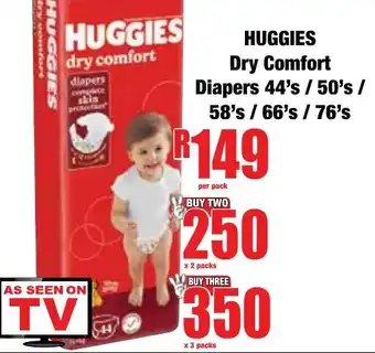 Boxer Superstores HUGGIES Dry Comfort Diapers offer