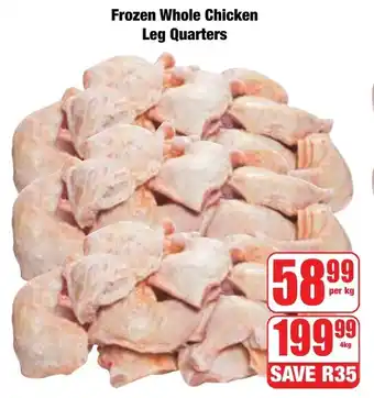 Boxer Superstores Frozen Whole Chicken Leg Quarters offer