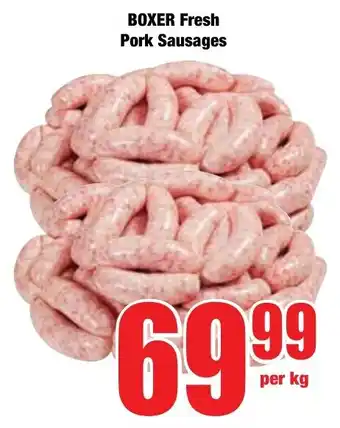 Boxer Superstores BOXER Fresh Pork Sausages offer