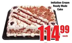 Boxer Superstores Imitation Cream Ready Made Cake offer