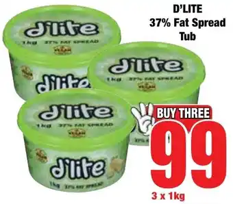 Boxer Superstores D'LITE 37% Fat Spread Tub offer