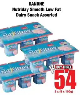 Boxer Superstores DANONE Nutriday Smooth Low Fat Dairy Snack Assorted offer