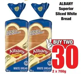 Boxer Superstores ALBANY Superior Sliced White Bread offer
