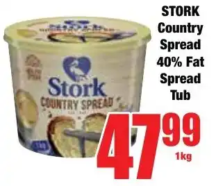 Boxer Superstores STORK Country Spread 40% Fat Spread Tub offer
