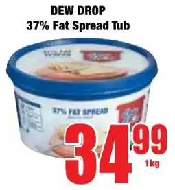 Boxer Superstores DEW DROP 37% Fat Spread Tub offer