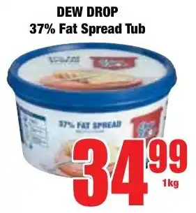 Boxer Superstores DEW DROP 37% Fat Spread Tub offer