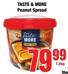 Boxer Superstores TASTE & MORE Peanut Spread offer