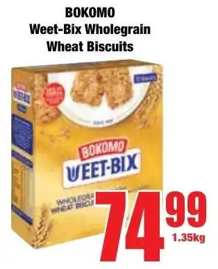 Boxer Superstores BOKOMO Weet-Bix Wholegrain Wheat Biscuits offer