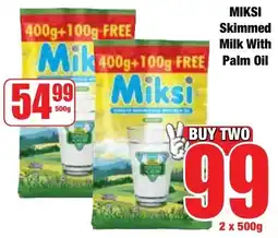 Boxer Superstores MIKSI Skimmed Milk With Palm Oil offer