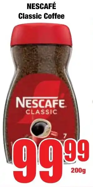 Boxer Superstores NESCAFÉ Classic Coffee offer