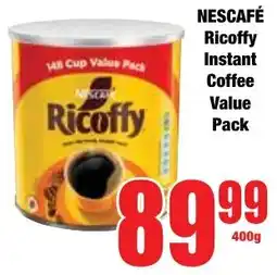 Boxer Superstores NESCAFÉ Ricoffy Instant Coffee Value Pack offer
