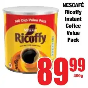 Boxer Superstores NESCAFÉ Ricoffy Instant Coffee Value Pack offer