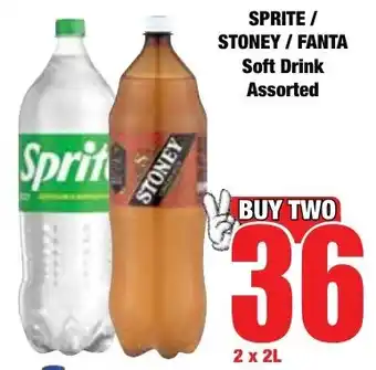 Boxer Superstores SPRITE/ STONEY/ FANTA Soft Drink Assorted offer