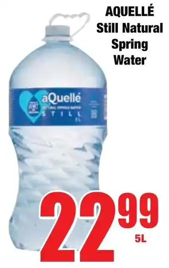 Boxer Superstores AQUELLÉ Still Natural Spring Water offer