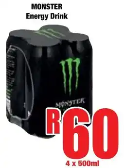 Boxer Superstores MONSTER Energy Drink offer