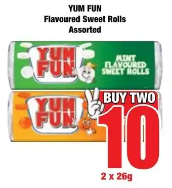 Boxer Superstores YUM FUN Flavoured Sweet Rolls Assorted offer