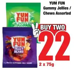 Boxer Superstores YUM FUN Gummy Jellies/ Chews Assorted offer