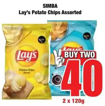 Boxer Superstores SIMBA Lay's Potato Chips Assorted offer