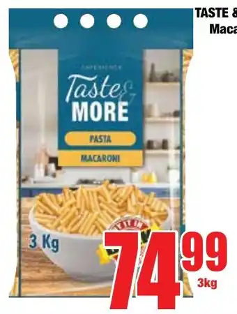 Boxer Superstores TASTE & MORE Macaroni offer