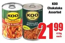 Boxer Superstores KOO Chakalaka Assorted offer