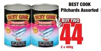 Boxer Superstores BEST COOK Pilchards Assorted offer