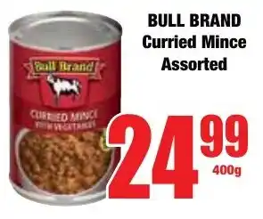 Boxer Superstores BULL BRAND Curried Mince Assorted offer