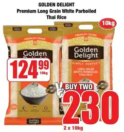 Boxer Superstores GOLDEN DELIGHT Premium Long Grain White Parboiled Thai Rice offer
