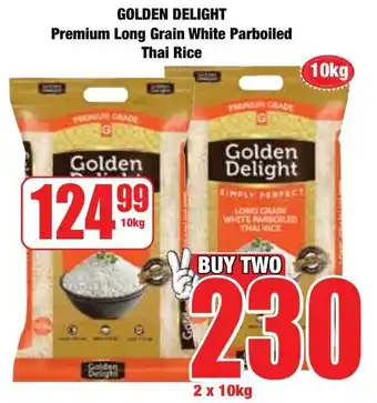Boxer Superstores GOLDEN DELIGHT Premium Long Grain White Parboiled Thai Rice offer