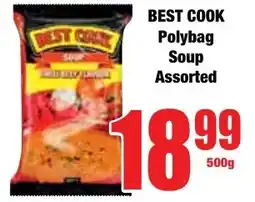 Boxer Superstores BEST COOK Polybag Soup Assorted offer
