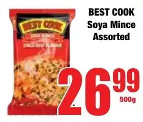 Boxer Superstores BEST COOK Soya Mince Assorted offer