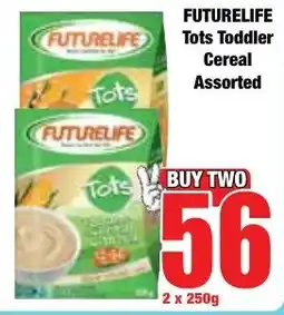 Boxer Superstores FUTURELIFE Tots Toddler Cereal Assorted offer