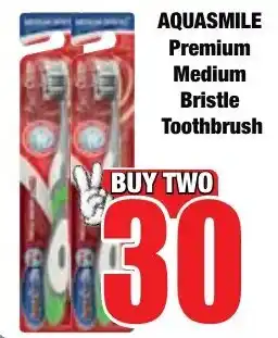 Boxer Superstores AQUASMILE Premium Medium Bristle Toothbrush offer